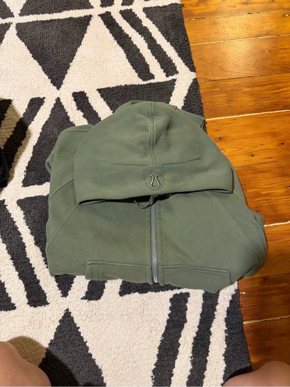 lululemon Full Zip Scuba Sweatshirt Hoodie XXL - Olive